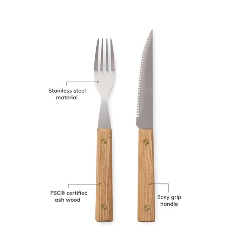 VINGA Paso 8-delige bbq bestekset