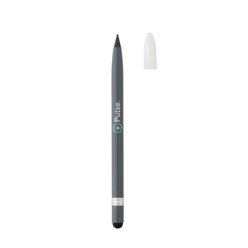 Aluminium inkless pen with eraser