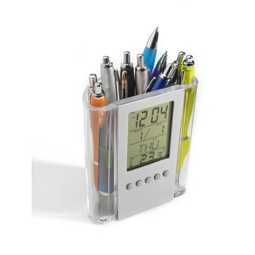 ABS pen holder with clock Carter