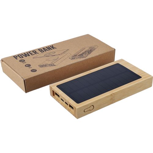 Bamboo solar power bank Elz