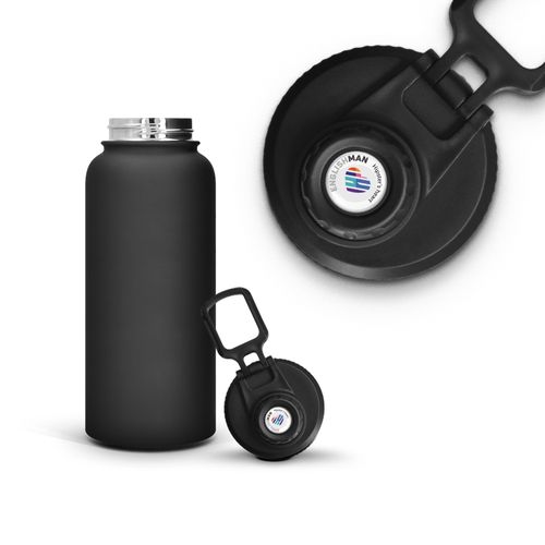 1L DOUBLE-WALL ISOTHERMAL BOTTLE WITH SOFT TOUCH FINISH