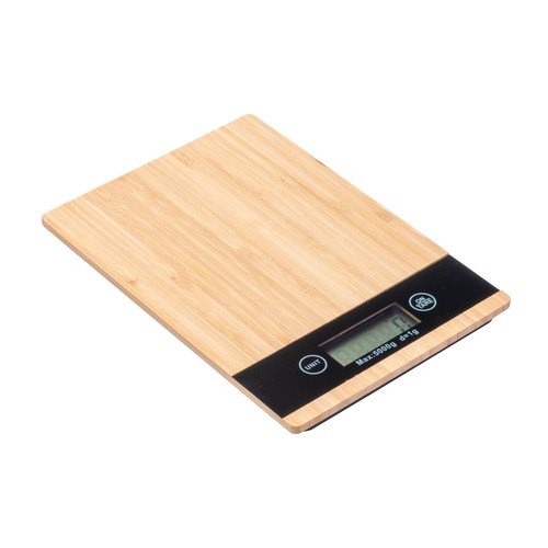 Digital bamboo kitchen scale