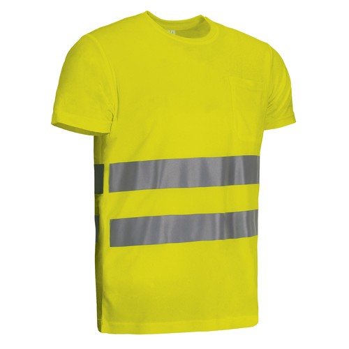 T-shirt met reflecterende strepen