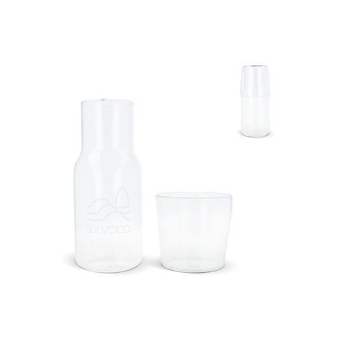 Caraffe 550ml and drinking glass 250ml set