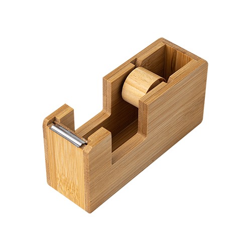 Bamboo duct tape dispenser, tape not included. Baldellia