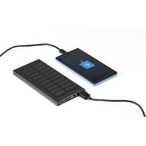 ABS and aluminium solar charger Adriana