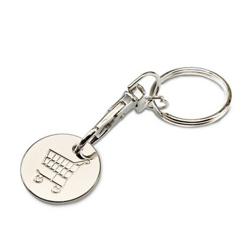 Keyring with shopping cart coin | Lill
