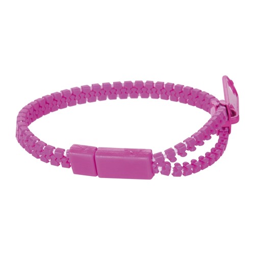BRACELET A FERMETURE ECLAIR EN PLASTIQUE