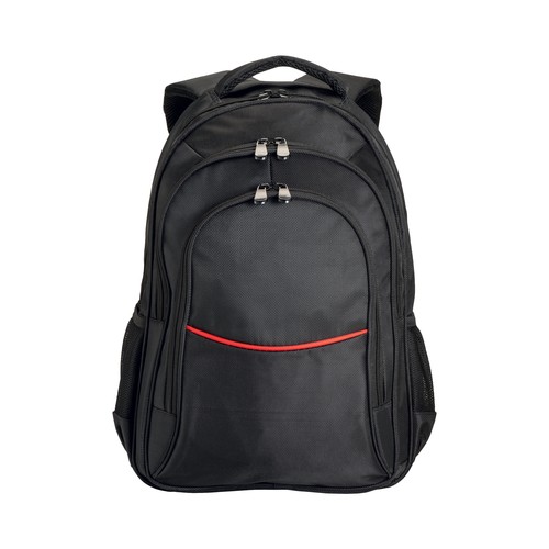 1680D polyester laptop backpack with 3 pockets