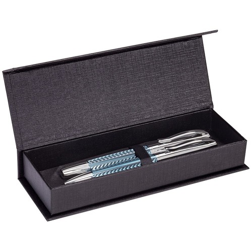 BLACK BOX WITH FLAP FOR 1 PEN- NO PEN